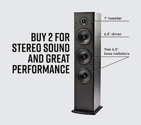 Polk Audio T50 - Floor Standing Speaker - Pair