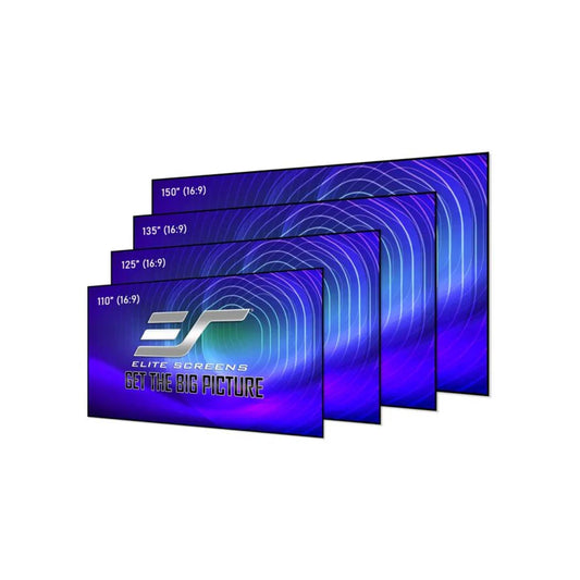 Elite Screens AR135DHD4 Aeon Series - 135 Inches CineGrey 3D Edge Free/Edgeless Fixed Frame Projection Screen