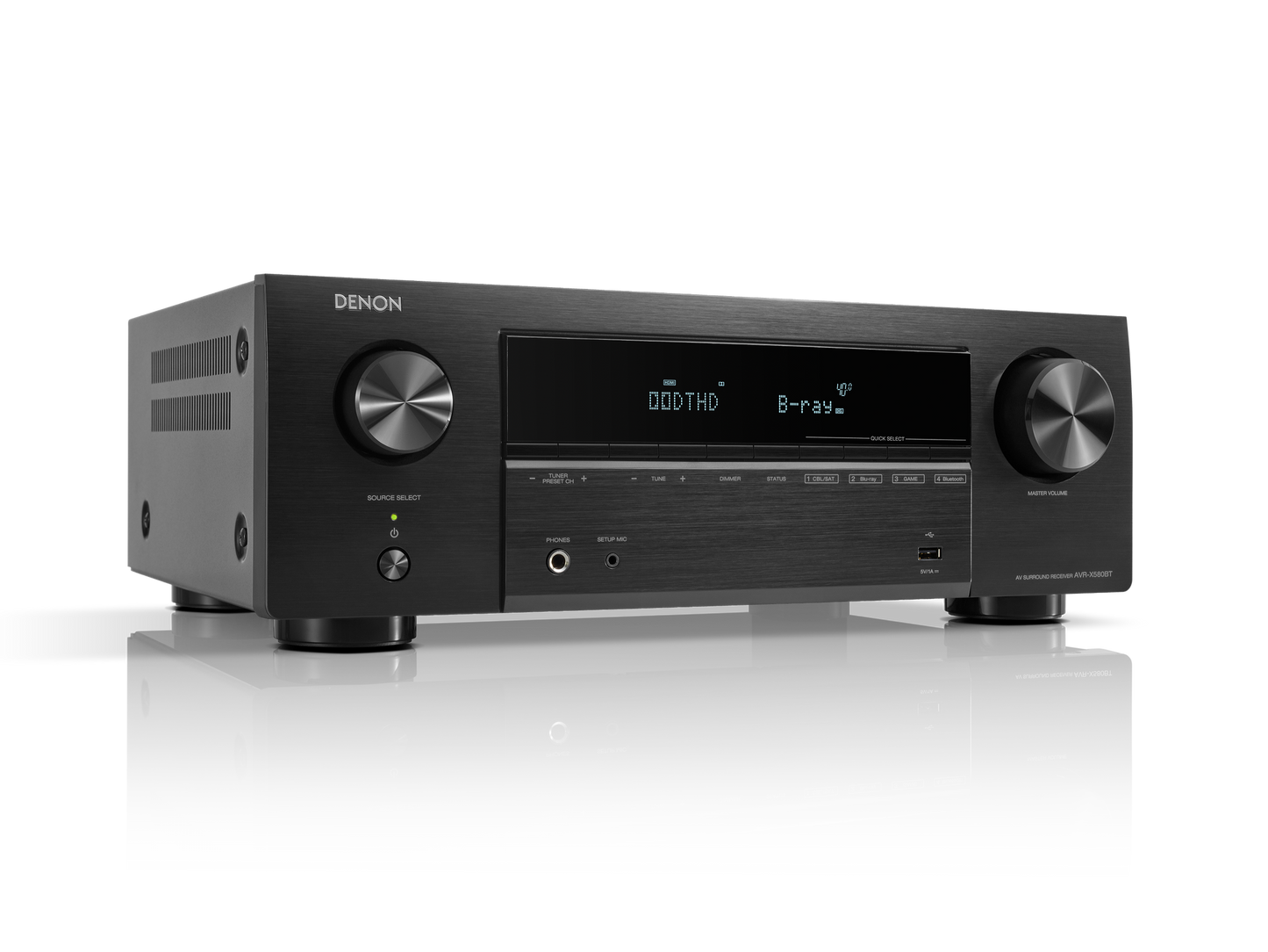 Denon AVR-X580BT - 5.2 Channel 8K AV Receiver