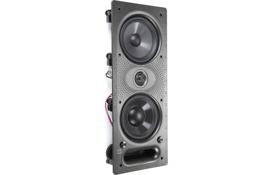 Polk Audio Vs 265-ls High Performance Vanishing Ls-series In Wall Rectangular Speaker With Dual 6.5(each)