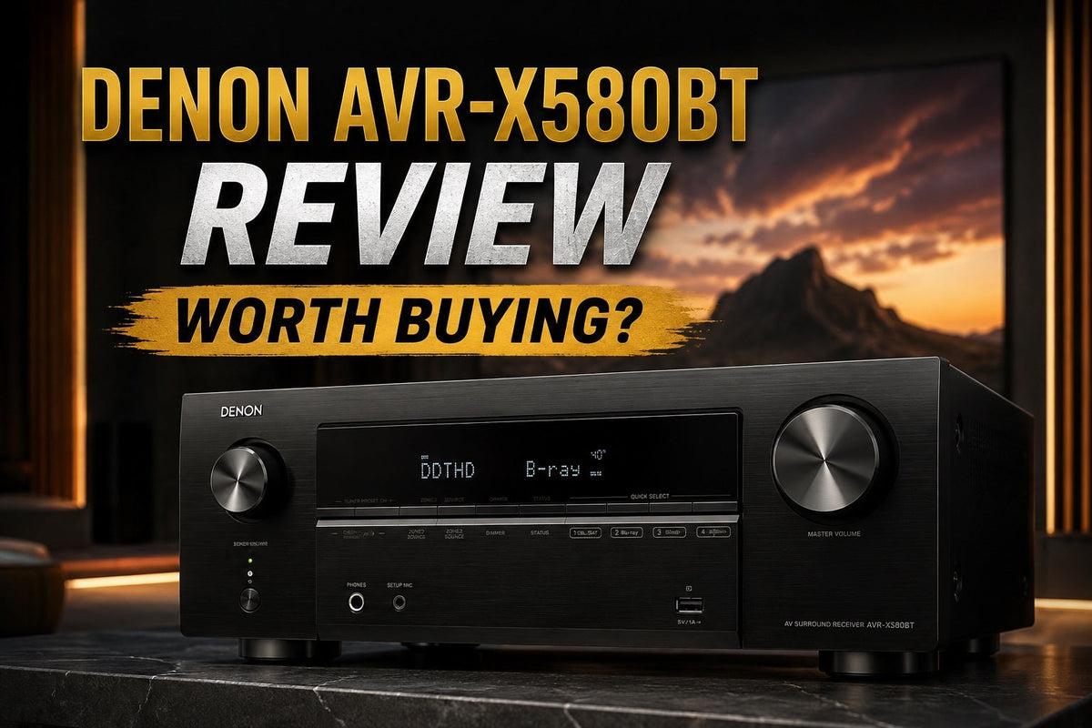 Denon AVR-X580BT Review: Is This 5.2 Channel 8K AV Receiver Worth Buying?