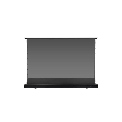 Elite Screens FTE101UH2-CLR3 Kestrel Tab-Tension CLR3 Series - 101 Inches 4K UHD Grey Ceiling Light Rejecting Ultra Short Throw Floor-Rising Projection Screen