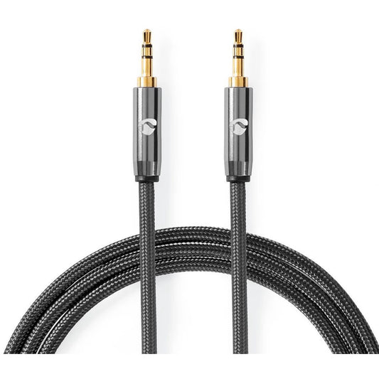 Nedis Stereo Audio Cable 3.5 mm Male - 3.5 mm Male - Gold Plated - 2.00 m