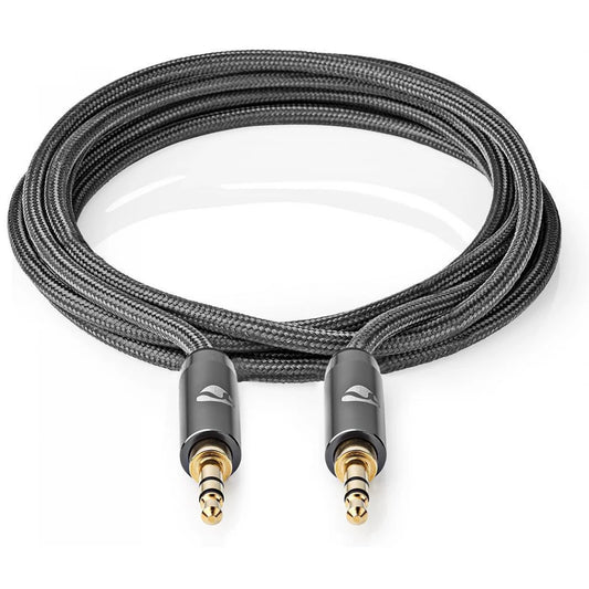 Nedis Stereo Audio Cable 3.5 mm Male - 3.5 mm Male - Gold Plated - 2.00 m