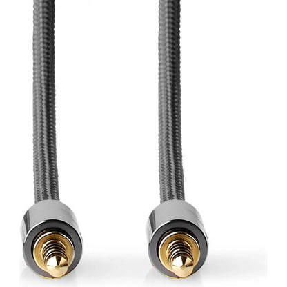 Nedis Stereo Audio Cable 3.5 mm Male - 3.5 mm Male - Gold Plated - 2.00 m