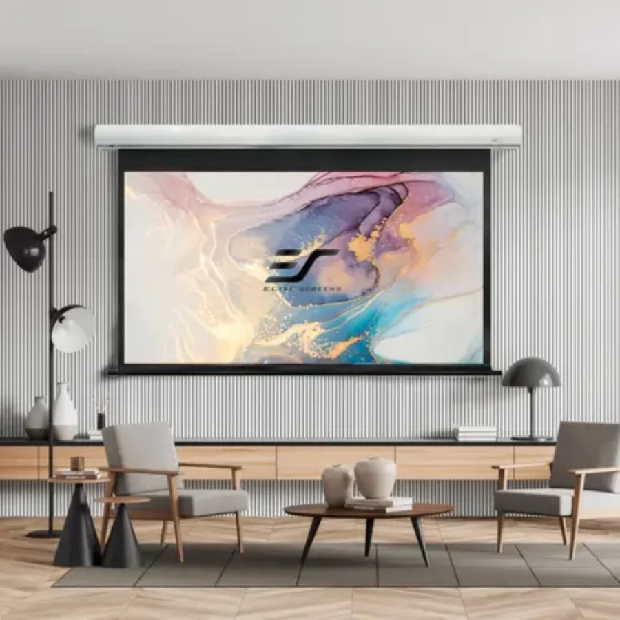 Elite Screens SK84XHW-E24 Saker Premium - 84 Inches 16:9 Motorised Projection Screen