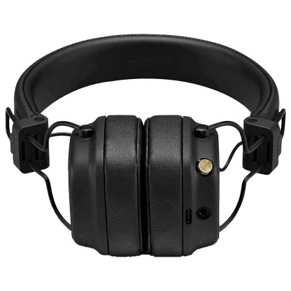 Marshall Major IV Bluetooth Headphone with Mic (Upto 80 Hours Playback, On Ear, Black)