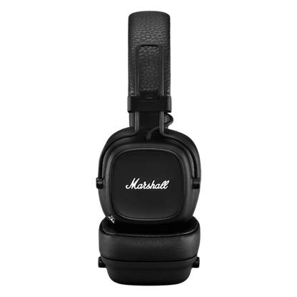 Marshall Major IV Bluetooth Headphone with Mic (Upto 80 Hours Playback, On Ear, Black)