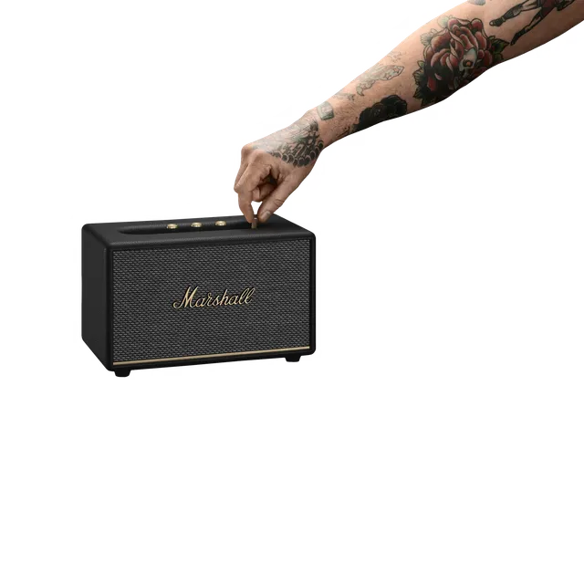 Marshall Acton III Bluetooth Speaker (Signature Sound, Stereo Channel, Original Black)