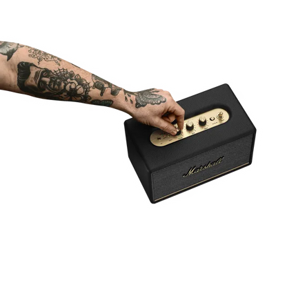 Marshall Acton III Bluetooth Speaker (Signature Sound, Stereo Channel, Original Black)