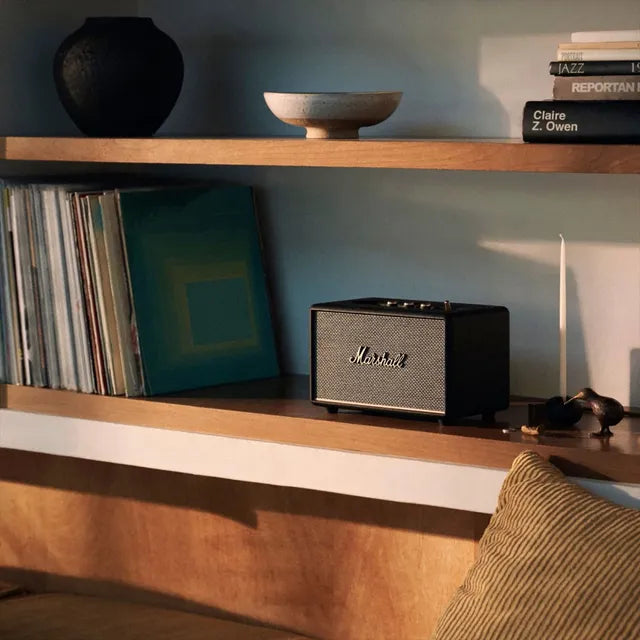 Marshall Acton III Bluetooth Speaker (Signature Sound, Stereo Channel, Original Black)