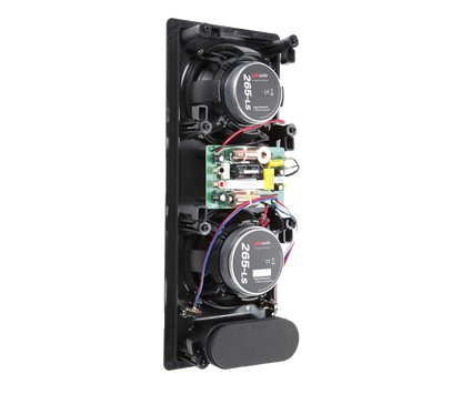 Polk Audio Vs 265-ls High Performance Vanishing Ls-series In Wall Rectangular Speaker With Dual 6.5(each)