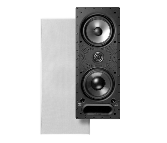 Polk Audio Vs 265-ls High Performance Vanishing Ls-series In Wall Rectangular Speaker With Dual 6.5(each)