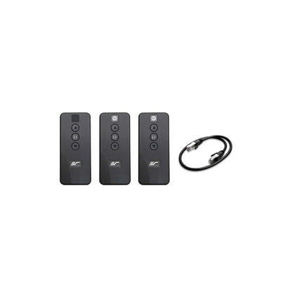 Elite Screens FTE101UH2-CLR3 Kestrel Tab-Tension CLR3 Series - 101 Inches 4K UHD Grey Ceiling Light Rejecting Ultra Short Throw Floor-Rising Projection Screen