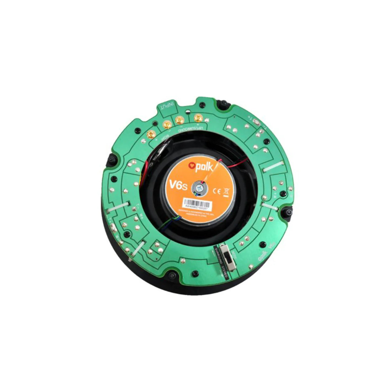 Polk Audio V6s High Performance V Series Stereo And Surround Sound In Ceiling Speaker(each)