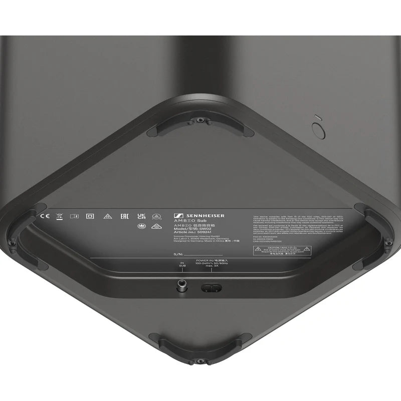 Sennheiser AMBEO Sub - Wireless Subwoofer for AMBEO Soundbars
