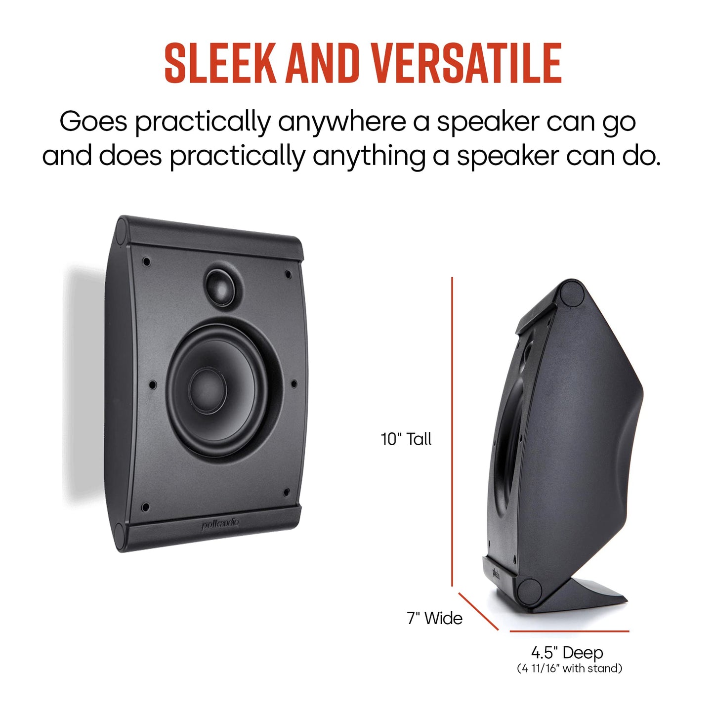 Polk Audio OWM3 Multi-Purpose Home Theater Speakers (Pair)