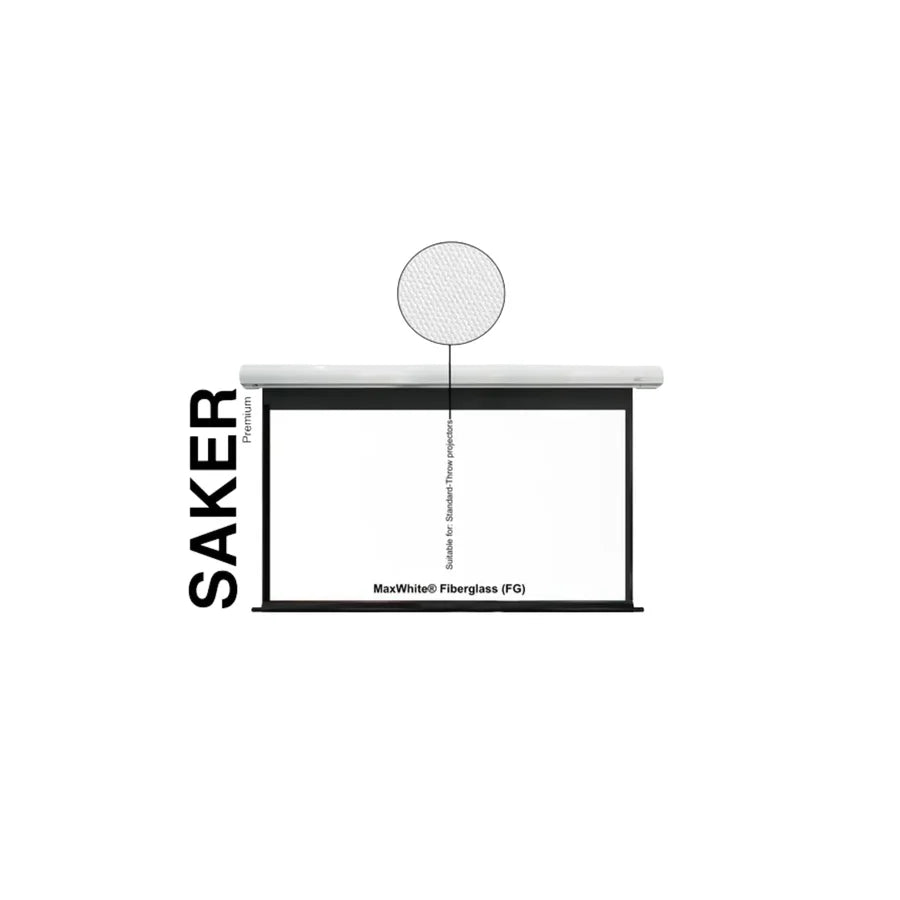 Elite Screens SK84XHW-E24 Saker Premium - 84 Inches 16:9 Motorised Projection Screen