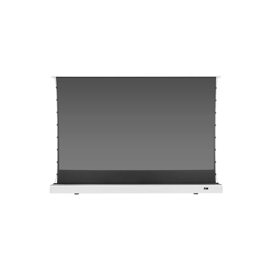 Elite Screens FTE101UH2-CLR3 Kestrel Tab-Tension CLR3 Series - 101 Inches 4K UHD Grey Ceiling Light Rejecting Ultra Short Throw Floor-Rising Projection Screen