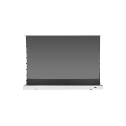 Elite Screens FTE101UH2-CLR3 Kestrel Tab-Tension CLR3 Series - 101 Inches 4K UHD Grey Ceiling Light Rejecting Ultra Short Throw Floor-Rising Projection Screen