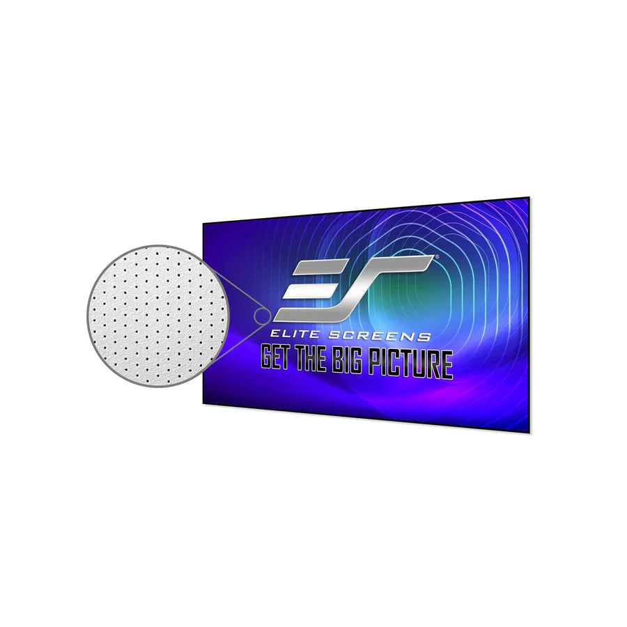 Elite Screens AR135DHD4 Aeon Series - 135 Inches CineGrey 3D Edge Free/Edgeless Fixed Frame Projection Screen