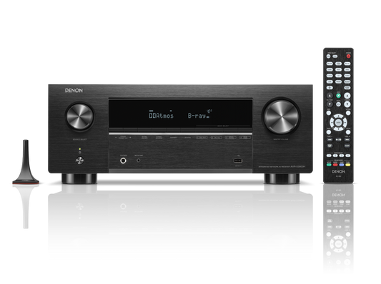 Denon AVC-X3800H - 9.4 Ch. 180W 8K AV Receiver Powered by HEOS™