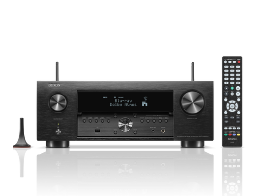 Denon AVC-X4800H - 9.4 Ch. 200W 8K AV Receiver Powered by HEOS™