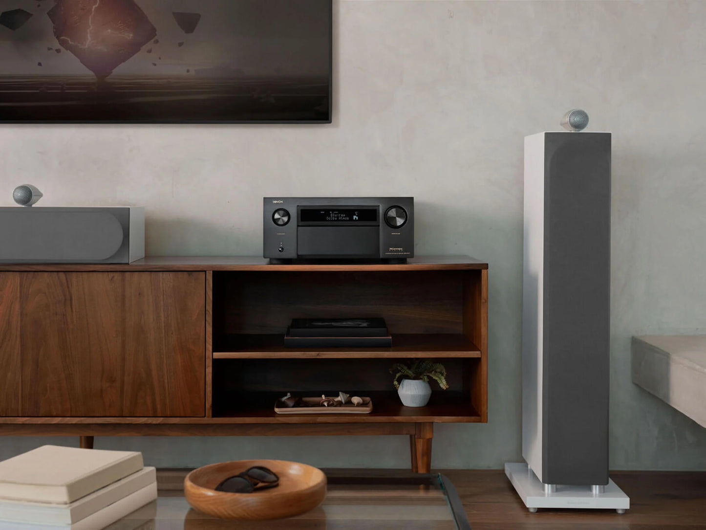 Denon AVC-A1H - 15.4 Ch. 210W 8K AV Receiver with HEOS® Built-in