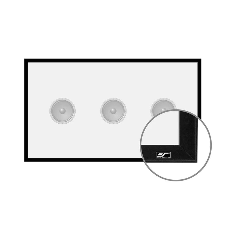 Elite Screens Sable Frame AcousticPro1080P3 Series - Acoustically Transparent Screen
