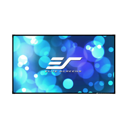 Elite Screens AR92H2-A1080P4K - 92 Inches Edge Free Cine Acoustic Pro 1080P Full HD Fixed Transparent Perforated Frame Home Theatre Projection Screen - (16:9)