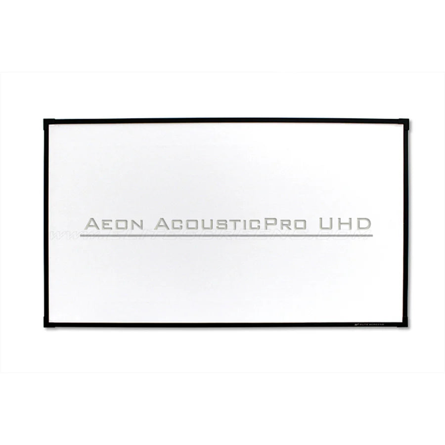 Elite Screens AR92H2-A1080P4K - 92 Inches Edge Free Cine Acoustic Pro 1080P Full HD Fixed Transparent Perforated Frame Home Theatre Projection Screen - (16:9)