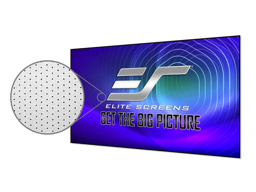 Elite Screens AR120DHD4 Aeon Series - 120 Inches CineGrey 3D Edge Free/Edgeless Fixed Frame Projection Screen