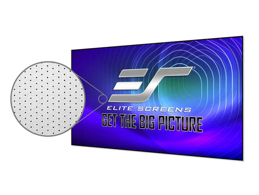 Elite Screens AR120DHD4 Aeon Series - 120 Inches CineGrey 3D Edge Free/Edgeless Fixed Frame Projection Screen