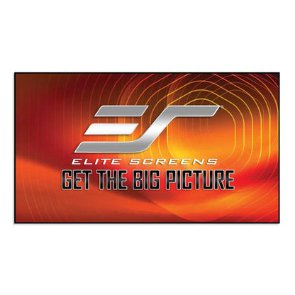 Elite Screens AR92DHD5 - 92 Inches Edge Free Cine Grey 5D Ambient Light Rejection 4K/8K UHD Fixed Frame Home Theatre Projection Screen - (16:9)