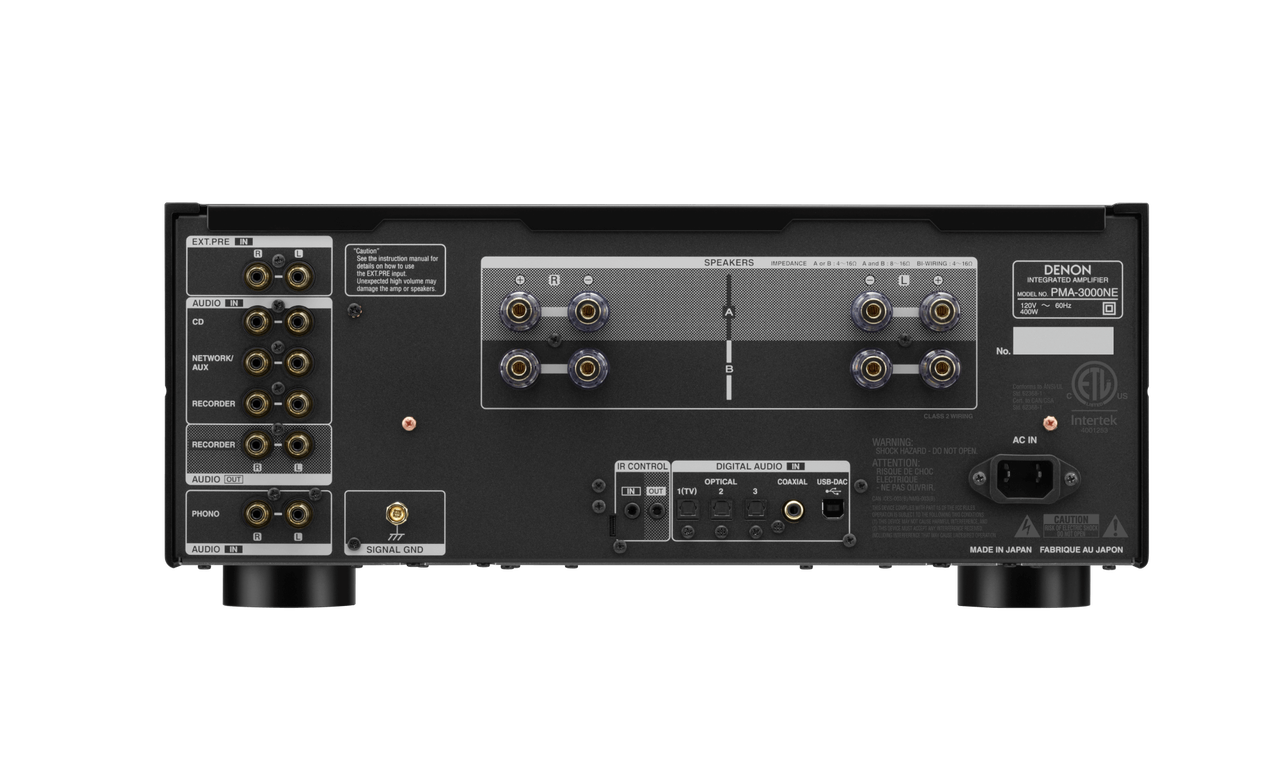 Denon PMA-3000NE 2 Ch. 80W Integrated Amplifier with MM/MC phono stage
