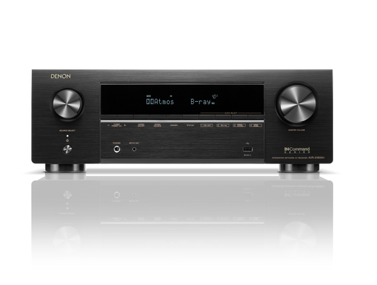 Denon AVR-X1800H - 7.2 Ch. 80W 8K AV Receiver Powered by HEOS™ and Dolby Atmos
