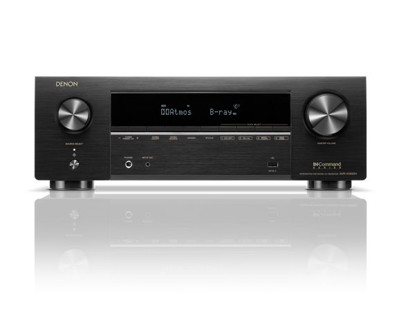 Denon AVR-X1800H - 7.2 Ch. 80W 8K AV Receiver Powered by HEOS™ and Dolby Atmos