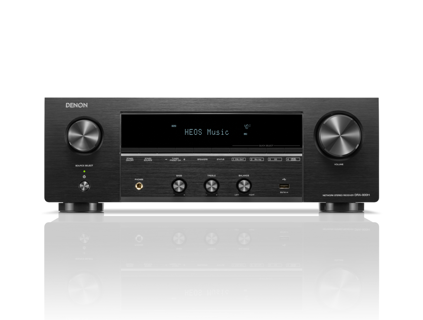 Denon DRA-900H 2.2 Ch. 100W 8K AV Receiver Powered by HEOS™