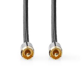 Nedis Subwoofer Cable RCA Male - RCA Male - Gold Plated - 5M