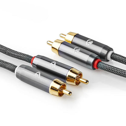 Nedis Stereo RCA Audio Cable RCA Male to Male Cable - 1m