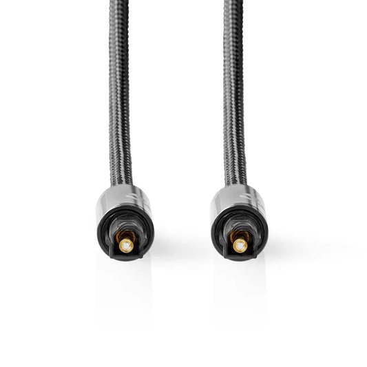 Nedis Optical Audio Cable TosLink Male - TosLink Male - Round - 5.00 m