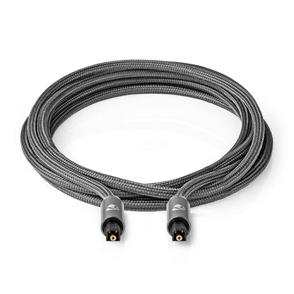 Nedis Optical Audio Cable TosLink Male - TosLink Male - Round - 2.00 m