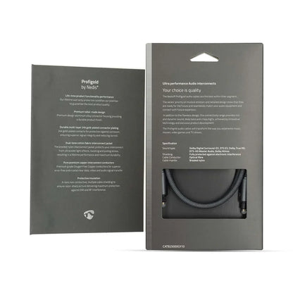 Nedis Optical Audio Cable TosLink Male - TosLink Male - Round - 5.00 m