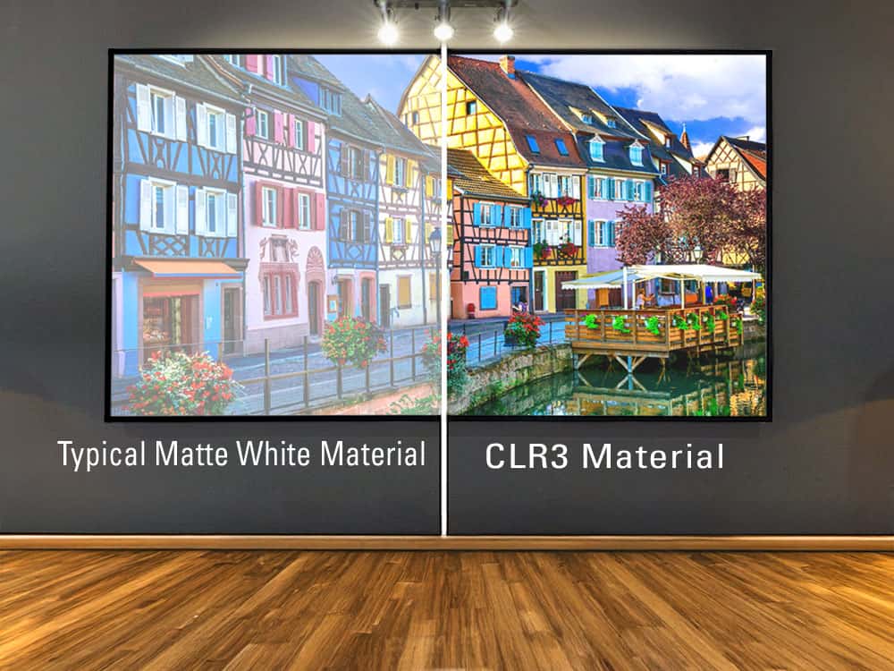 Elite AR100H-CLR3 Aeon CLR® 3 Series Edge Free, Ceiling Light Rejecting®, 16:9 Fixed Frame Projector Screen