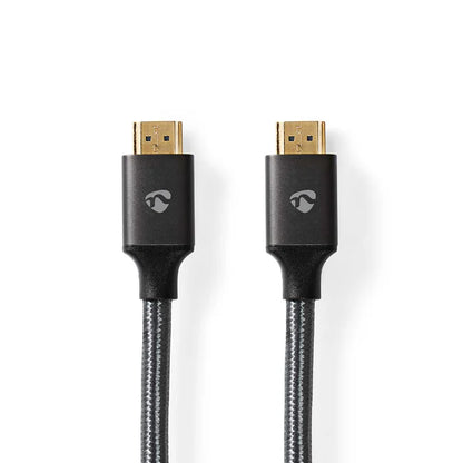 Nedis High Speed HDMI™ Cable with Ethernet HDMI™ Connector - HDMI™ Connector - 4K@60Hz - 1.00 m