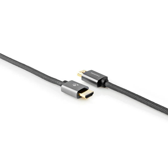 Nedis High Speed HDMI™ Cable with Ethernet HDMI™ Connector - HDMI™ Connector - 4K@60Hz - 3.00 m