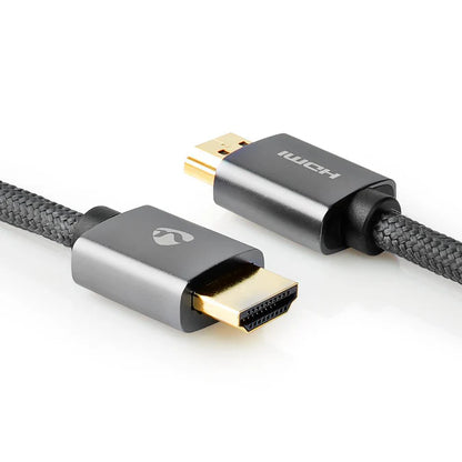 Nedis High Speed HDMI™ Cable with Ethernet HDMI™ Connector - HDMI™ Connector - 4K@60Hz - 1.00 m