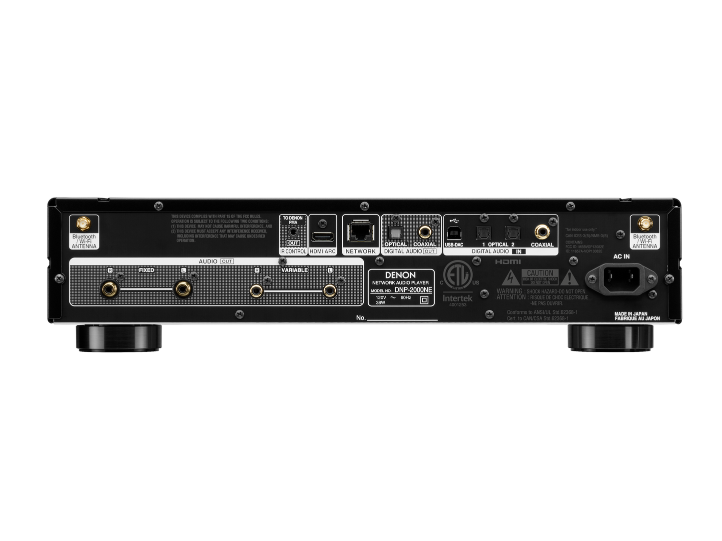 Denon DNP-2000NE - High-Resolution DAC Audio Streamer Powered by HEOS™