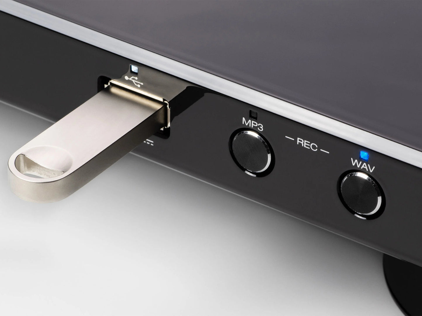 Denon DP-450USB - Semi-Automatic Premium belt-driven Hi-Fi Turntable with USB