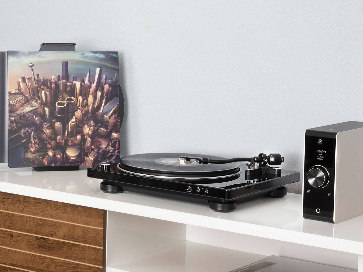Denon DP-450USB - Semi-Automatic Premium belt-driven Hi-Fi Turntable with USB